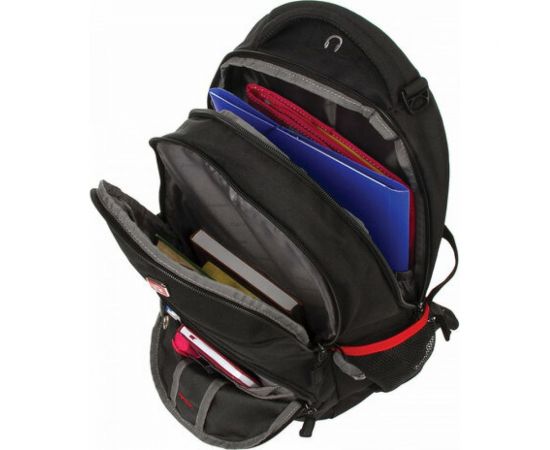 Универсальный рюкзак GERMANIUM S-06 уплотненная спинка, облегченный, черный, 46х32х15 см, 226953 – изображение 15