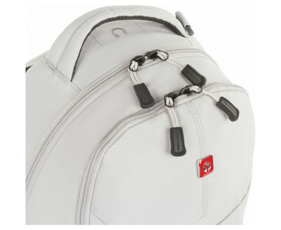 Рюкзак GERMANIUM S-07 уплотненная спинка, облегчённый, светло-серый, 46х32х15 см, 226954 – изображение 16