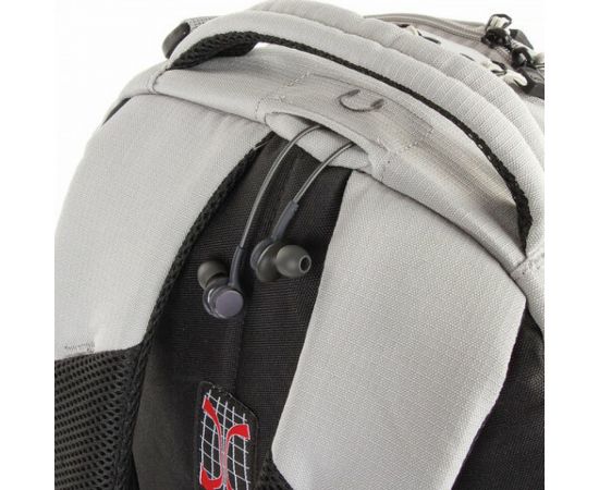 Рюкзак GERMANIUM S-07 уплотненная спинка, облегчённый, светло-серый, 46х32х15 см, 226954 – изображение 17