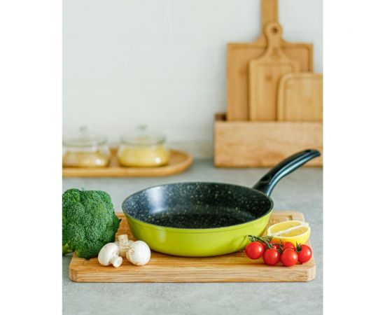 Сковорода FERCASTI Color глубокая, 28 см, литой алюминий, зелёный F/К-28-GR – изображение 2