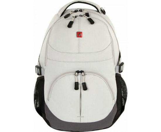 Рюкзак GERMANIUM S-07 уплотненная спинка, облегчённый, светло-серый, 46х32х15 см, 226954 – изображение 2