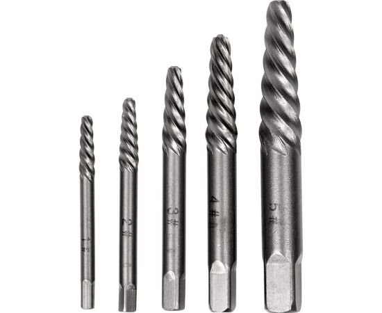 Набор экстракторов для шурупов KRANZ № 1 KR-12-6701 – изображение 2