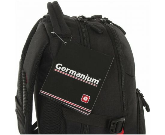 Универсальный рюкзак GERMANIUM S-06 уплотненная спинка, облегченный, черный, 46х32х15 см, 226953 – изображение 24