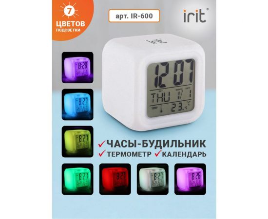 Часы-календарь IRIT IR-600 – изображение 3