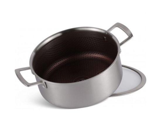 Кастрюля Edenberg с крышкой 2.8 л нержавеющая сталь тефлон EB-17056 – изображение 3