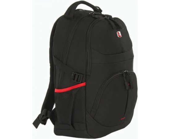 Универсальный рюкзак GERMANIUM S-06 уплотненная спинка, облегченный, черный, 46х32х15 см, 226953 – изображение 3