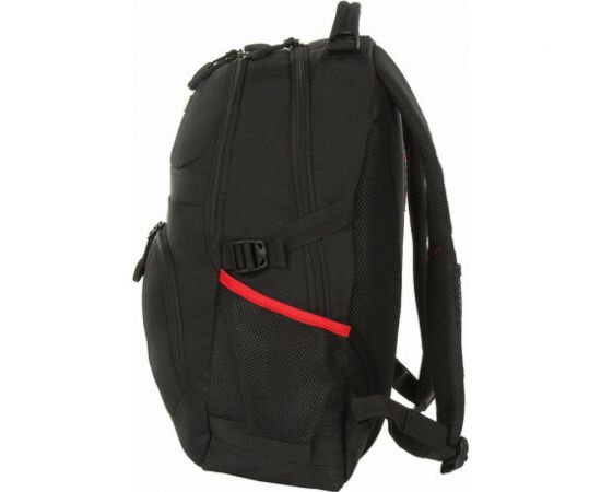 Универсальный рюкзак GERMANIUM S-06 уплотненная спинка, облегченный, черный, 46х32х15 см, 226953 – изображение 4