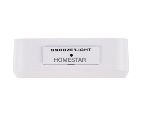Электронные часы HomeStar HS-0110 белые 104307 – изображение 4