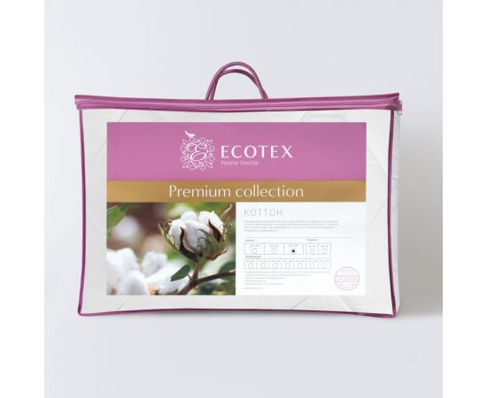 Стеганое одеяло Ecotex Коттон облегченное, хлопок, 1.5 спальное ОКО1 – изображение 4