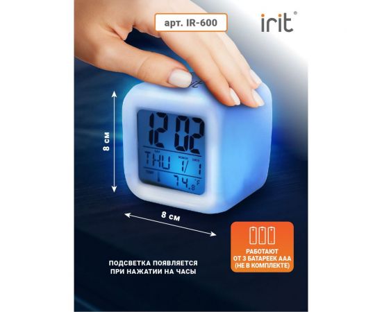 Часы-календарь IRIT IR-600 – изображение 4