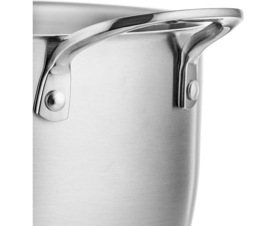 Кастрюля с крышкой Esprado Fuerte, 24x13,5 см, 6 л, нержавеющая сталь FRT24SE101 – изображение 4