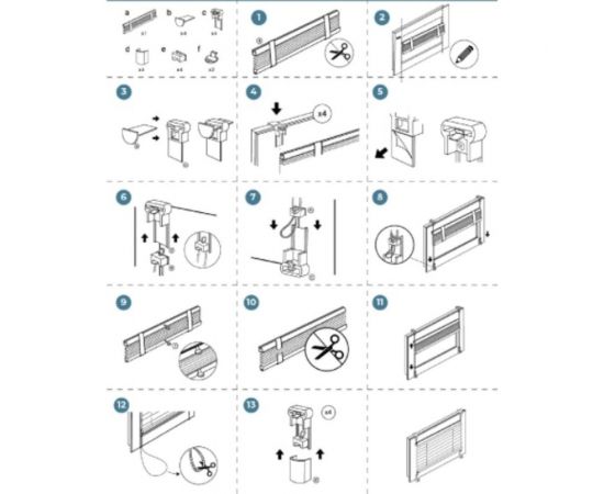 Штора плиссе Decofest Плайн серый, 75x160 А0000012353 – изображение 4