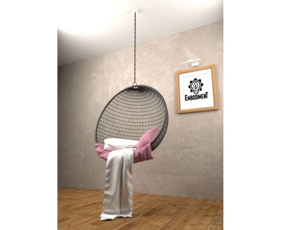 Кронштейн для боксерского мешка груши/гамаков для йоги EMBODIMENT белый EMB-BG-C-W – изображение 4