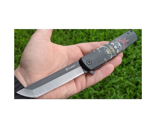 Нож Ganzo черный самурай G626-BS – изображение 5