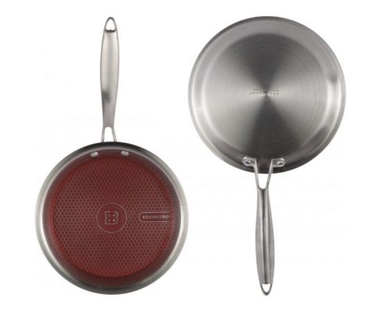 Блинная сковорода Edenberg 24 cм нержавеющая сталь тефлон EB-14008 – изображение 5