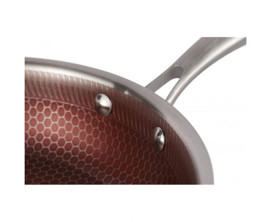 Сковорода Edenberg с крышкой 22 см нержавеющая сталь, тефлон EB-13027 – изображение 6