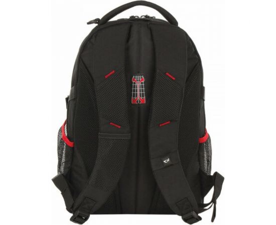 Универсальный рюкзак GERMANIUM S-06 уплотненная спинка, облегченный, черный, 46х32х15 см, 226953 – изображение 6