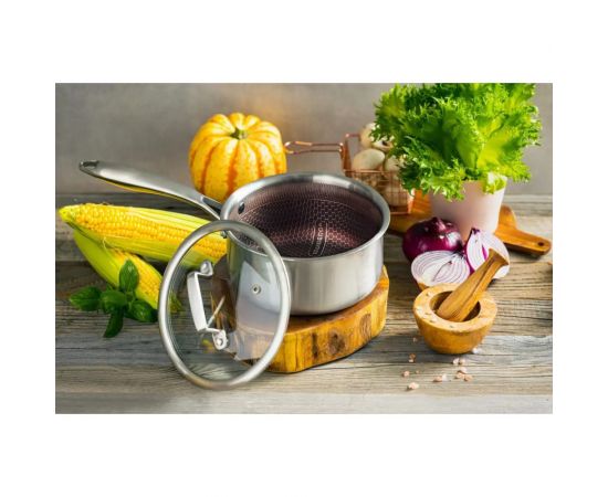 Ковшик Edenberg с крышкой 2,3 л нержавеющая сталь тефлон EB-17005 – изображение 7