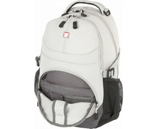 Рюкзак GERMANIUM S-07 уплотненная спинка, облегчённый, светло-серый, 46х32х15 см, 226954 – изображение 10