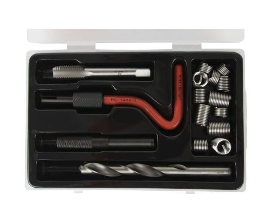 Набор для восстановления резьбы WIEDERKRAFT M14x2, 16 предметов WDK-ST1420 – изображение 10