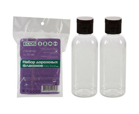 Набор дорожных флаконов Ecos Easy travel mini 006956 