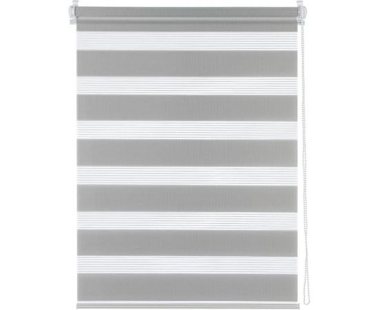 Рулонная штора Decofest Бейс день/ночь, Серый, 80x160 А0000030633 