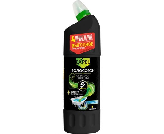 Гель для устранения засоров Expel Волосогон 1000 мл TS0003 