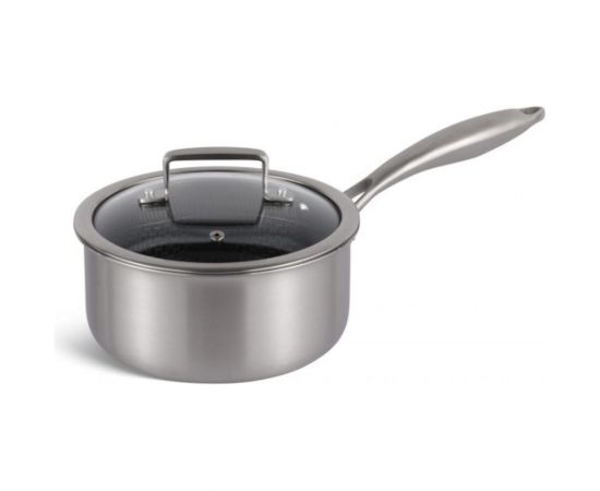 Ковшик Edenberg с крышкой 2,3 л нержавеющая сталь тефлон EB-17002 