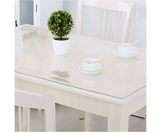 Скатерть Dasch Гибкое стекло 1 мм, размер 100x160 см, рифленая 10729 – изображение 2