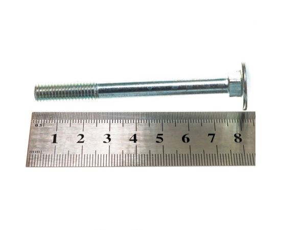 Мебельный болт Метизный двор 8x80 с квадратным подголовком DIN 603, 50 шт. 4607159066411 – изображение 2