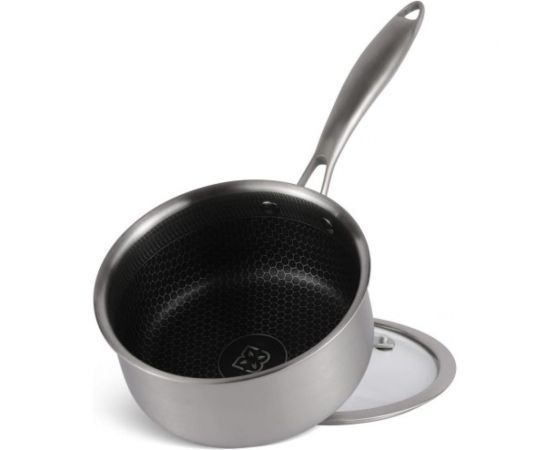 Ковшик Edenberg с крышкой 2,3 л нержавеющая сталь тефлон EB-17002 – изображение 3