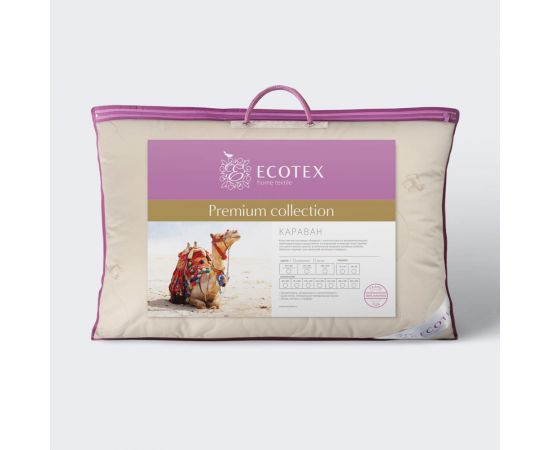 Подушка Ecotex Караван верблюжья шерсть, 50x70 ПВТ57 – изображение 3