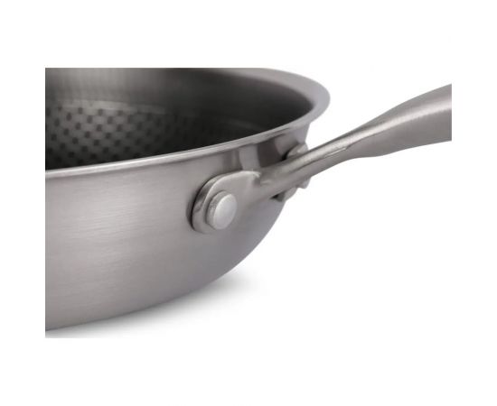 Сковорода Edenberg с крышкой 26 см нержавеющая сталь, тефлон EB-13024 – изображение 3