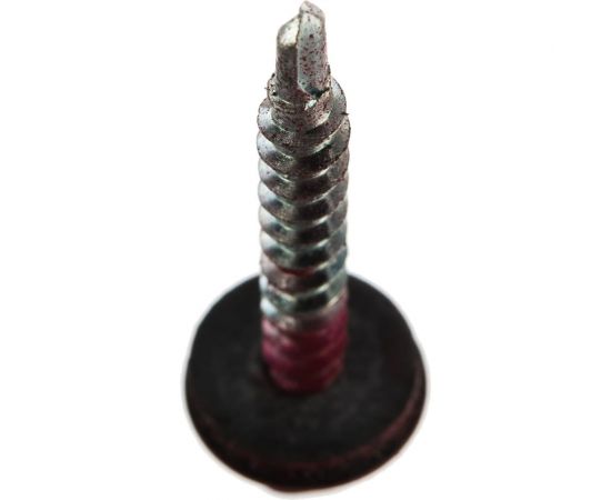 Кровельный саморез Tech-Krep КР сверло 4,8х35 RAL-3011 тёмно-красный 60 шт, коробка с окном 112032 – изображение 3