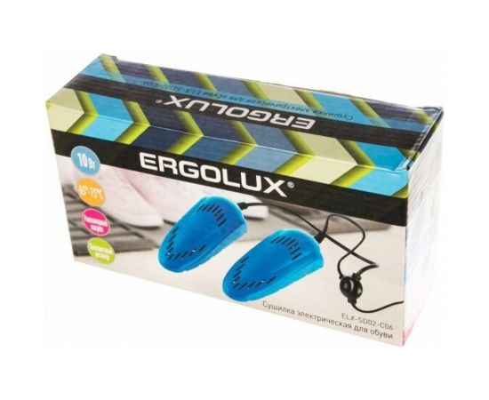 Синяя электрическая сушилка для обуви ERGOLUX ELX-SD02-C06 13980 – изображение 4