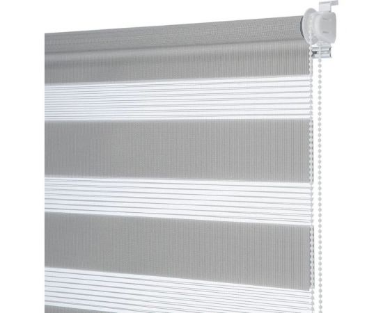 Рулонная штора Decofest Бейс день/ночь, Серый, 120x160 А0000030635 – изображение 4