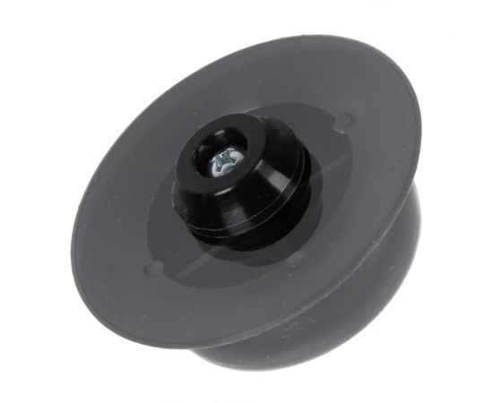 Крышка для посуды DANIKS стекло, 28 см, металлический обод, кнопка бакелит, черный, д4128ч 430305 – изображение 4