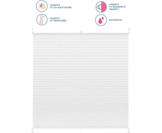 Штора плиссе Decofest Плайн белый, 45x160 А0000031337 – изображение 4