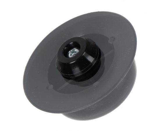 Крышка для посуды DANIKS стекло, 20 см, металлический обод, кнопка бакелит, черный, д4120ч 430301 – изображение 4