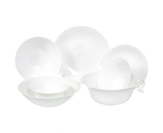 Салатник DANIKS стеклокерамика, круглый, 18x6.9 см, 0.8 л, белый, lhw70 223764 – изображение 5