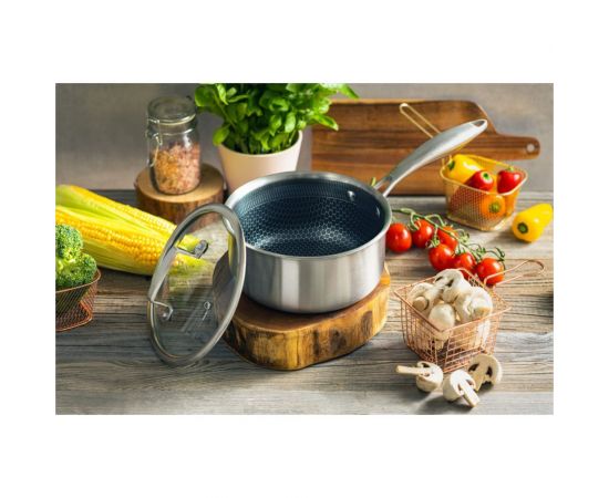 Ковшик Edenberg с крышкой 2,3 л нержавеющая сталь тефлон EB-17002 – изображение 7