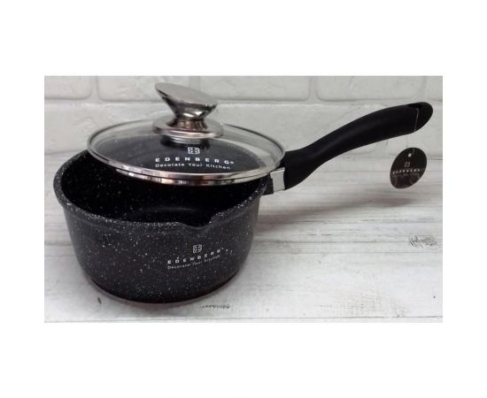 Ковш Edenberg с крышкой 1.3 л 16 см ЕВ-8044 – изображение 9