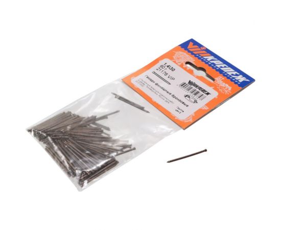 Финишные гвозди VIPкрепеж бронзовые 1,4х30 60 шт 21176 VIP 