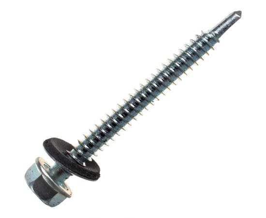 Кровельный саморез крепежная техника цинк 6.3х60 мм, 100 шт 431224 БК 