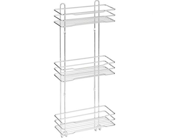 Полка ЧМЗ Стамбул настенная, прямоугольная, 3 яруса 501-003-01 