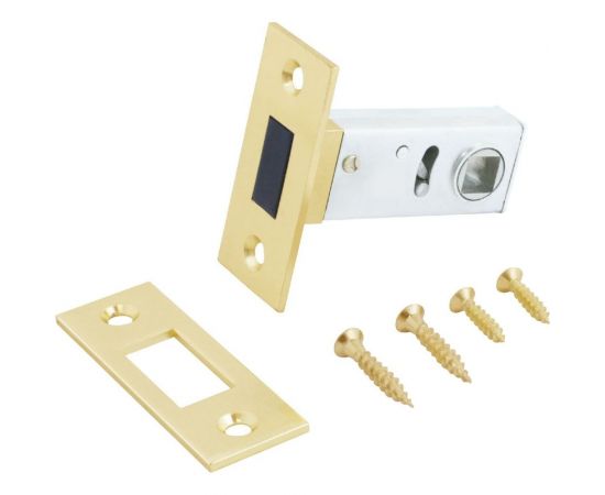 Защелка Аллюр L50-8M SB (матовое золото; магнитная; без ручек) 11583 