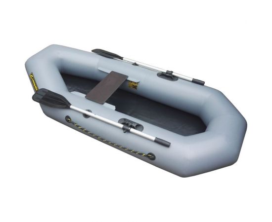 Гребная лодка COMPAKT Компакт-220 ПВХ, серая 0053656 