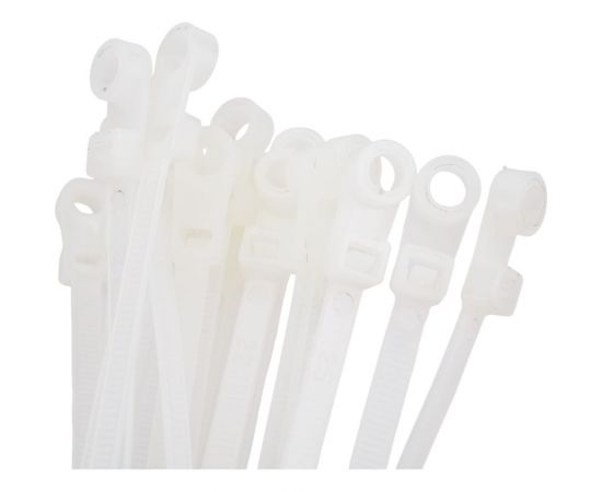 Кабельные стяжки Nord-Yada 4.8х300 мм, с монтажным кольцом, 100 шт. 903175 