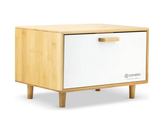 Хлебница с крышкой EDENBERG бамбук, нержавеющая сталь EB-124М 