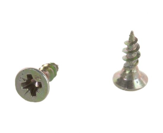 Потайной универсальный шуруп Метизный двор 3,5x12, желтый, 45 шт. 4690441018595 